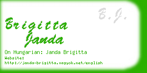 brigitta janda business card
